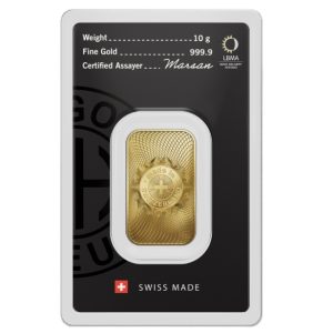 Argor-Heraeus, 10 Gram .9999 Gold Bar