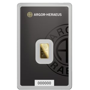 Argor-Heraeus, 1 Gram .9999 Gold Bar