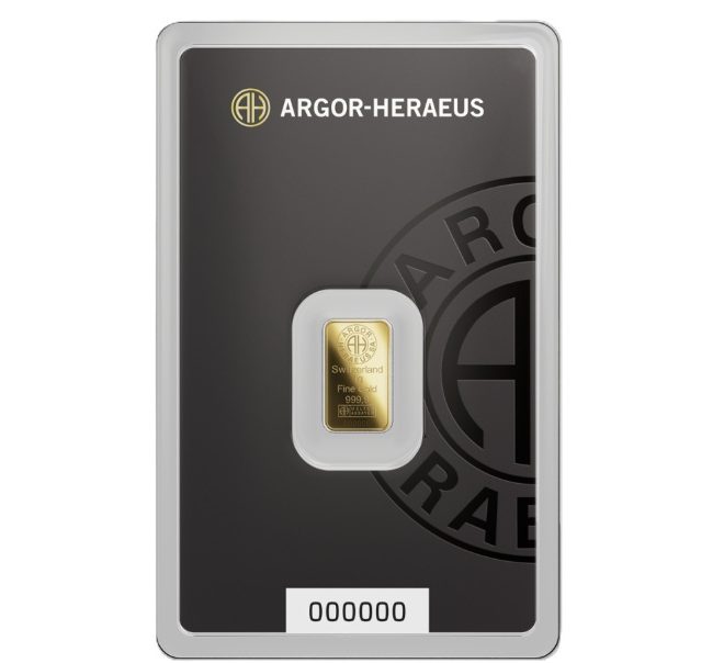 Argor-Heraeus, 1 Gram .9999 Gold Bar - Image 2