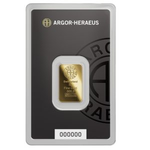 Argor-Heraeus, 5 Gram .9999 Gold Bar