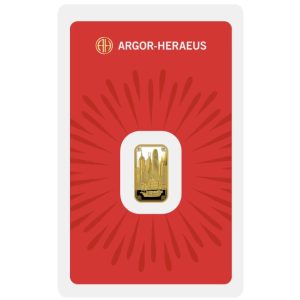 Argor-Heraeus, Hong Kong Special Edition 1 Gram .9999 Gold Bar
