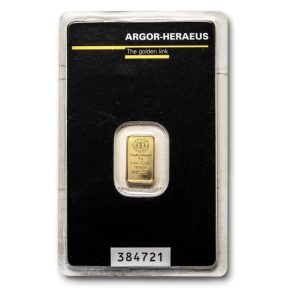 Argor-Heraeus, 1 Gram .9999 Gold Bar