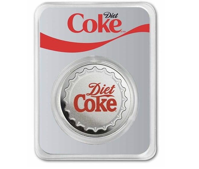 Coca-Cola® 1 oz Silver Diet Coke Struck Round (in TEP)