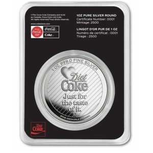 Coca-Cola® 1 oz Silver Diet Coke Struck Round (in TEP)