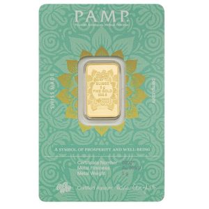 Pamp Suisse, Diwali Lakshmi and Sacred Elephant 5 Gram .9999 Gold Bar in Assay (ETA end Nov/early Dec)