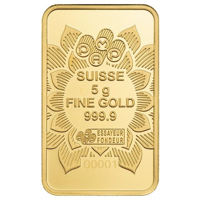 Pamp Suisse, Diwali Lakshmi and Sacred Elephant 5 Gram .9999 Gold Bar in Assay (ETA end Nov/early Dec) - Image 4