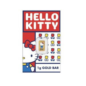 Perth Mint, Hello Kitty 1 Gram .9999 Gold Bar