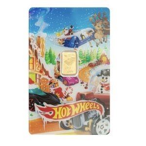 PAMP Suisse Hot Wheels™ Holiday 1 Gram Gold Proof-Like Bar