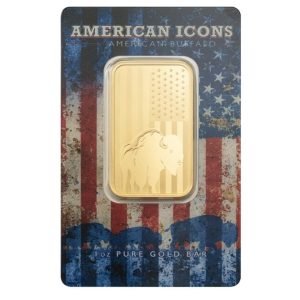 Pamp Suisse, American Icon - Buffalo 1 oz .9999 Gold Bar (ETA end Nov/early Dec)