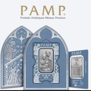 Pamp Suisse, Nativity 1 oz .999 Silver Bar