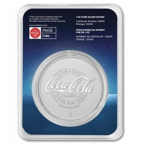 Coca-Cola® 1 oz Silver Round Polar Bears Night Sky in TEP (ETA end Nov/early Dec)