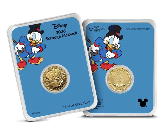 Scrooge McDuck 1/10oz Gold Coin