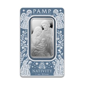 Pamp Suisse, Nativity 1 oz .999 Silver Bar