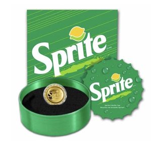 2026 Niue 1.2 gram Gold Sprite® Bottle Cap w/ Box & COA (ETA end Nov/early Dec)