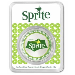 Coca-Cola® 1 oz Silver Sprite® Struck Round (in TEP)