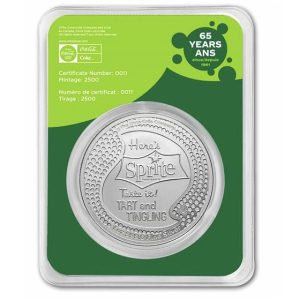 Coca-Cola® 1 oz Silver Sprite® Struck Round (in TEP)