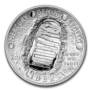 US Mint, 2019-P Apollo 11 50th Anniversary $1 Silver Proof (Box & COA)